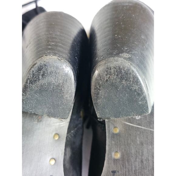 Sam Edelman Womens Louie Sz 7.5 Black Suede Fringe BOHO Festival Ankle Boots - Picture 12 of 15